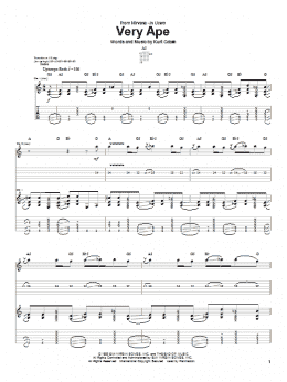 page one of Very Ape (Guitar Tab)
