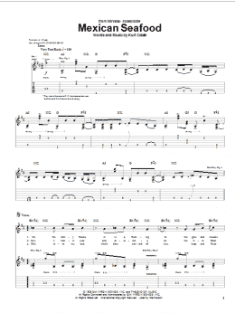 page one of Mexican Seafood (Guitar Tab)