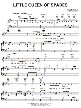 page one of Little Queen Of Spades (Piano, Vocal & Guitar Chords (Right-Hand Melody))