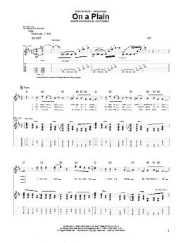 page one of On A Plain (Guitar Tab)