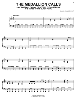 page one of The Medallion Calls (Piano Solo)
