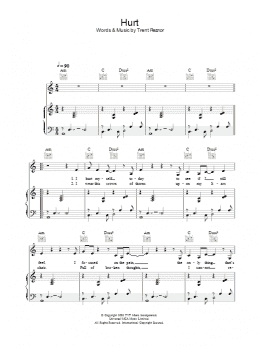 Hurt (Piano, Vocal & Guitar Chords) - Print Sheet Music Now