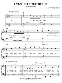 page one of I Can Hear The Bells (Easy Piano)