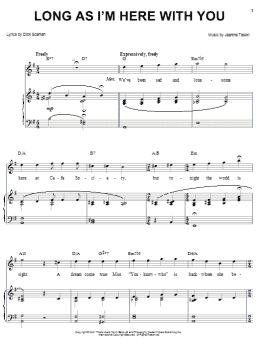page one of Long As I'm Here With You (Piano, Vocal & Guitar Chords (Right-Hand Melody))