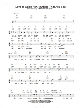 page one of Love Is Good For Anything That Ails You (Lead Sheet / Fake Book)