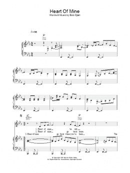 page one of Heart Of Mine (Piano, Vocal & Guitar Chords)