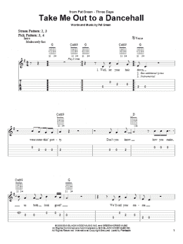 page one of Take Me Out To A Dancehall (Easy Guitar Tab)