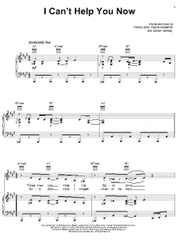 page one of I Can't Help You Now (Piano, Vocal & Guitar Chords (Right-Hand Melody))