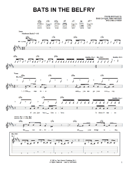 page one of Bats In The Belfry (Guitar Tab)