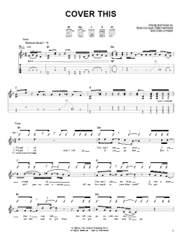 page one of Cover This (Guitar Tab)
