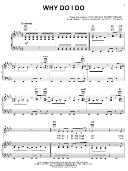 page one of Why Do I Do (Piano, Vocal & Guitar Chords (Right-Hand Melody))