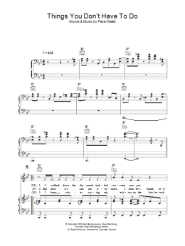 page one of Things You Don't Have To Do (Piano, Vocal & Guitar Chords)