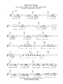 page one of Run For Cover (Lead Sheet / Fake Book)