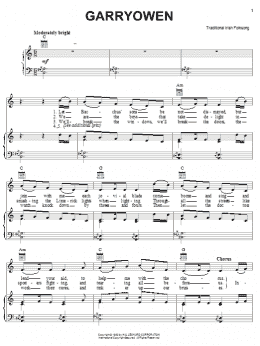 page one of Gary Owen (Piano, Vocal & Guitar Chords (Right-Hand Melody))