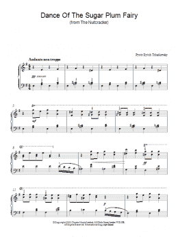 page one of Dance Of The Sugar Plum Fairy (from The Nutcracker) (Piano Solo)