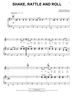 page one of Shake, Rattle And Roll (Piano, Vocal & Guitar Chords (Right-Hand Melody))