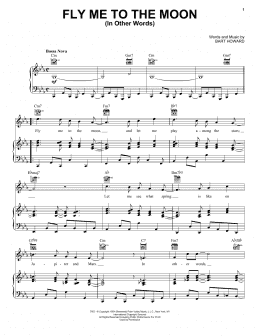 page one of Fly Me To The Moon (In Other Words) (Piano, Vocal & Guitar Chords (Right-Hand Melody))