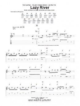 page one of Lazy River (Guitar Tab)