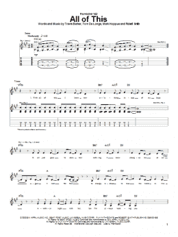 page one of All Of This (Guitar Tab)