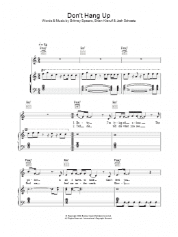page one of Don't Hang Up (Piano, Vocal & Guitar Chords)
