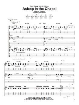 page one of Asleep In The Chapel (Guitar Tab)