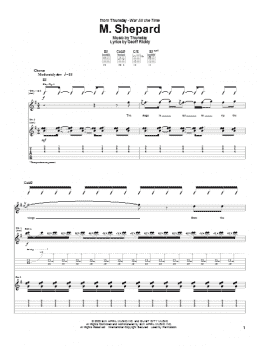 page one of M. Shepard (Guitar Tab)