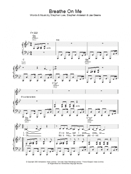 page one of Breathe On Me (Piano, Vocal & Guitar Chords)