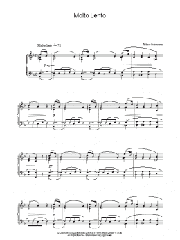 page one of Molto Lento (Piano Solo)