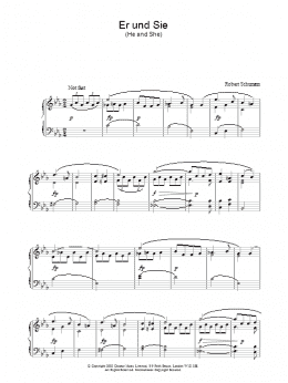 page one of Er und Sie (Piano Solo)