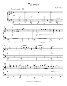page one of Caravan (Educational Piano)
