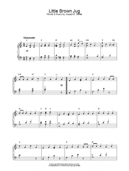 page one of Little Brown Jug (Piano Solo)