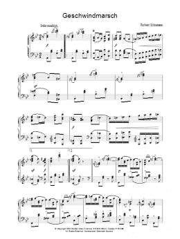 page one of Geschwindmarsch (Piano Solo)