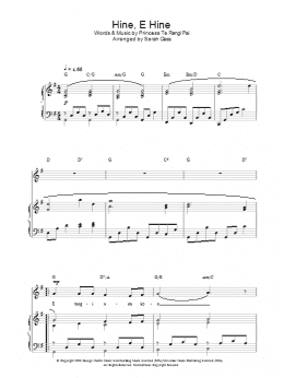 page one of Hine, E Hine (Piano, Vocal & Guitar Chords)