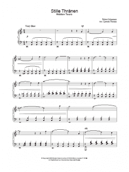 page one of Stille Tränen (Piano Solo)