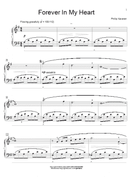 page one of Forever In My Heart (Educational Piano)