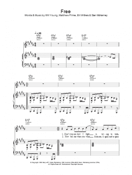 page one of Free (Piano, Vocal & Guitar Chords)