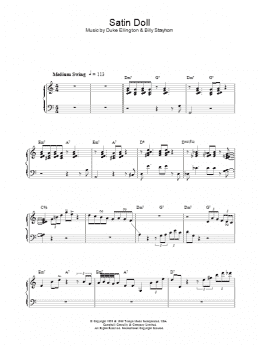 page one of Satin Doll (Piano Solo)