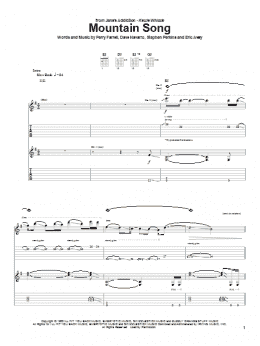 page one of Mountain Song (Guitar Tab)