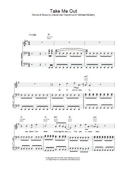 page one of Take Me Out (Piano, Vocal & Guitar Chords)