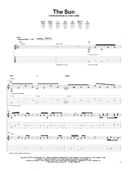 page one of The Sun (Guitar Tab)