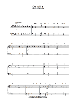 page one of Dumplins (Piano Solo)