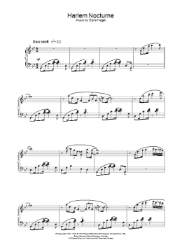 page one of Harlem Nocturne (Piano Solo)