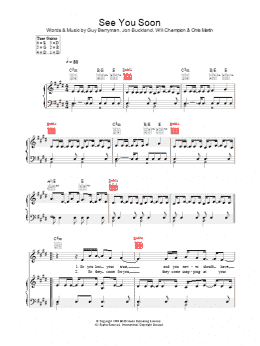 page one of See You Soon (Piano, Vocal & Guitar Chords)