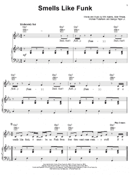 page one of Smells Like Funk (Piano, Vocal & Guitar Chords (Right-Hand Melody))