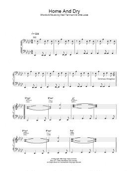 page one of Home And Dry (Piano, Vocal & Guitar Chords)