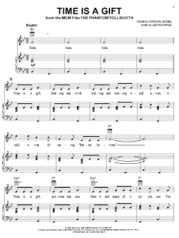 page one of Time Is A Gift (Piano, Vocal & Guitar Chords (Right-Hand Melody))