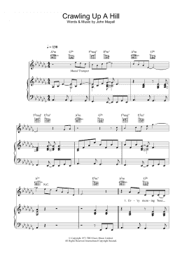 page one of Crawling Up A Hill (Piano, Vocal & Guitar Chords)