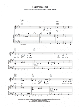 page one of Earthbound (Piano, Vocal & Guitar Chords)