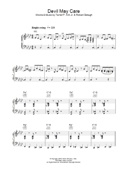 page one of Devil May Care (Piano, Vocal & Guitar Chords)