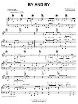 page one of By And By (Piano, Vocal & Guitar Chords (Right-Hand Melody))